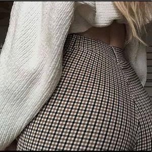 Zara plaid pants/leggings